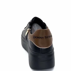 Masculin|Bijoux<Ivoire0130a Baskets Zip Ivoire 675527 Cuir Noir