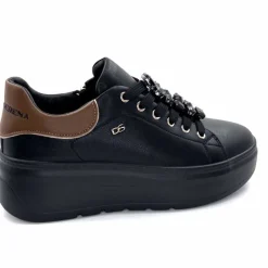 Masculin|Bijoux<Ivoire0130a Baskets Zip Ivoire 675527 Cuir Noir