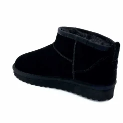 Fourrure|Fourrées<Liu.Jo Boots Fourrées Mouton Sf423 Daim Noir