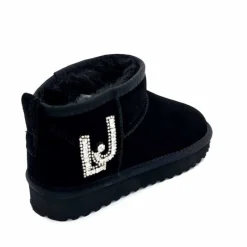 Fourrure|Fourrées<Liu.Jo Boots Fourrées Mouton Sf423 Daim Noir