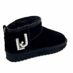 Fourrure|Fourrées<Liu.Jo Boots Fourrées Mouton Sf423 Daim Noir