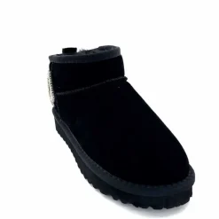 Fourrure|Fourrées<Liu.Jo Boots Fourrées Mouton Sf423 Daim Noir