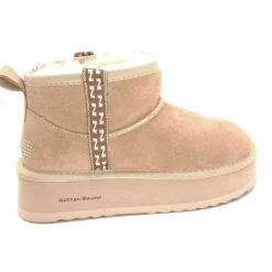 Fourrées|Bottines<Nathan Baume Boots Fourrées Mouton 242 N77 03 Daim Beige