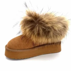 Fourrure|Animalier<Nathan Baume Boots Fourrure 242 N79 03 Daim Camel