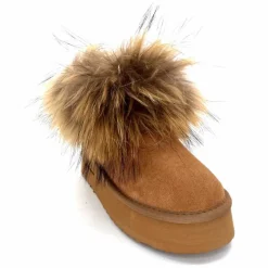 Fourrure|Animalier<Nathan Baume Boots Fourrure 242 N79 03 Daim Camel