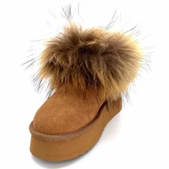 Fourrure|Animalier<Nathan Baume Boots Fourrure 242 N79 03 Daim Camel