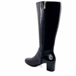 Talon|Féminin<Regarde Le Ciel Bottes à Talon Joan 18 Cuir Noir