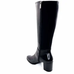 Talon|Féminin<Regarde Le Ciel Bottes à Talon Joan 18 Cuir Noir