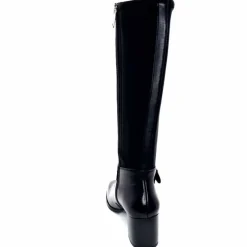 Talon|Féminin<Regarde Le Ciel Bottes à Talon Joan 18 Cuir Noir