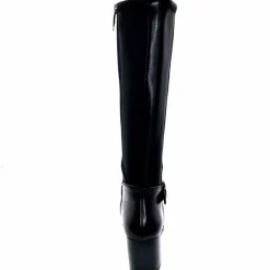 Talon|Féminin<Regarde Le Ciel Bottes à Talon Joan 18 Cuir Noir