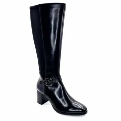 Talon|Féminin<Regarde Le Ciel Bottes à Talon Joan 18 Cuir Noir