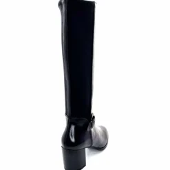 Talon|Féminin<Regarde Le Ciel Bottes à Talon Joan 18 Cuir Noir