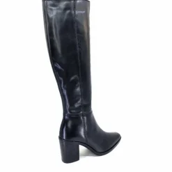 Féminin|Basic<Ivoire0104a Bottes à Talons Ivoire 46360 Cuir Noir