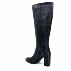 Elégant|Bottes<Ivoire0104a Bottes à Talons Ivoire 52108 Cuir Noir
