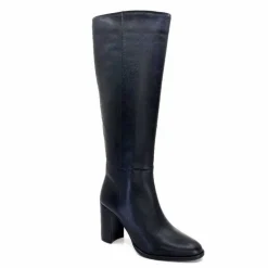 Elégant|Bottes<Ivoire0104a Bottes à Talons Ivoire 52108 Cuir Noir