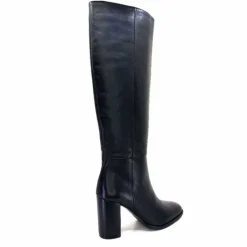 Elégant|Bottes<Ivoire0104a Bottes à Talons Ivoire 52108 Cuir Noir