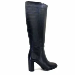 Elégant|Bottes<Ivoire0104a Bottes à Talons Ivoire 52108 Cuir Noir