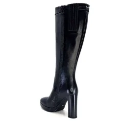 Féminin|Bottes<Nero Giardini Bottes à Talons 1308723 De 100 Cuir Noir