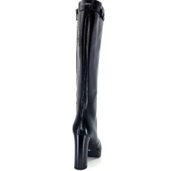 Féminin|Bottes<Nero Giardini Bottes à Talons 1308723 De 100 Cuir Noir