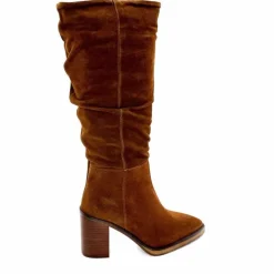 Elégant|Bottes<Alpe Bottes 5219 Daim Cuero Marron