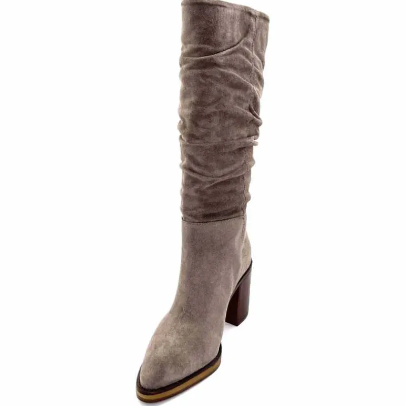 Elégant|Bottes<Alpe Bottes 5219 Daim Oxide Taupe