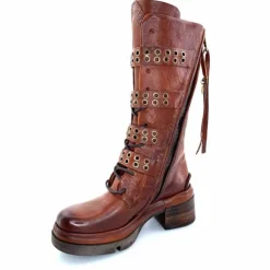 Rock|Mi-bottes<AS 98 Bottes AS98 A89321 Cuir Marron