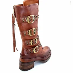 Rock|Mi-bottes<AS 98 Bottes AS98 A89321 Cuir Marron