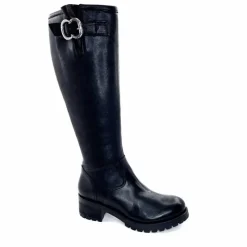 Rock|Bottes<Minka Bottes Bikers Howard Cuir Lavato Noir