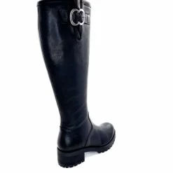 Rock|Bottes<Minka Bottes Bikers Howard Cuir Lavato Noir
