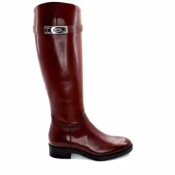Bijoux|Basic<Triver Flight Bottes Cavalières 599 09 Cuir Marron