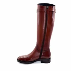 Bijoux|Basic<Triver Flight Bottes Cavalières 599 09 Cuir Marron