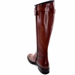 Bijoux|Basic<Triver Flight Bottes Cavalières 599 09 Cuir Marron