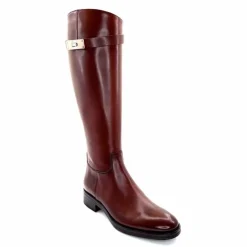 Bijoux|Basic<Triver Flight Bottes Cavalières 599 09 Cuir Marron
