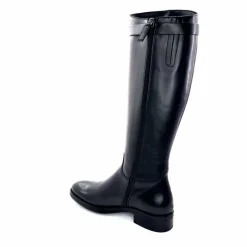 Bijoux|Basic<Triver Flight Bottes Cavalières 599 09 Cuir Noir