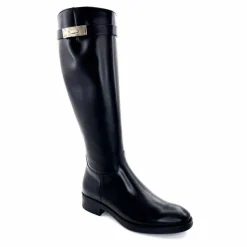 Bijoux|Basic<Triver Flight Bottes Cavalières 599 09 Cuir Noir