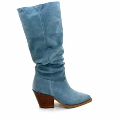 Rock|Bottines Eté<Alpe Bottes d'été 50171126 Daim Ciel Bleu