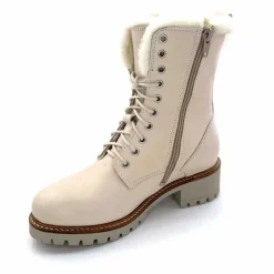 Neige|Montagne<gemilli sarl - hooper Bottes Fourrées Hooper Shoes Alix Cuir Crème