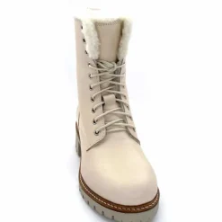 Neige|Montagne<gemilli sarl - hooper Bottes Fourrées Hooper Shoes Alix Cuir Crème