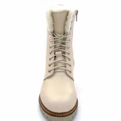 Neige|Montagne<gemilli sarl - hooper Bottes Fourrées Hooper Shoes Alix Cuir Crème