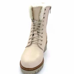 Neige|Montagne<gemilli sarl - hooper Bottes Fourrées Hooper Shoes Alix Cuir Crème