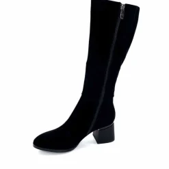 Soirée|Bottes<Elue Par Nous Bottes Genouillère Sariegois Daim Noir