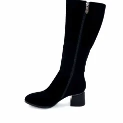 Soirée|Bottes<Elue Par Nous Bottes Genouillère Sariegois Daim Noir