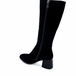 Soirée|Bottes<Elue Par Nous Bottes Genouillère Sariegois Daim Noir