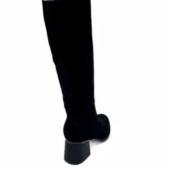 Soirée|Bottes<Elue Par Nous Bottes Genouillère Sariegois Daim Noir