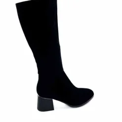 Soirée|Bottes<Elue Par Nous Bottes Genouillère Sariegois Daim Noir