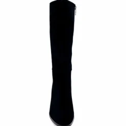 Soirée|Bottes<Elue Par Nous Bottes Genouillère Sariegois Daim Noir