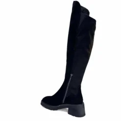 Elégant|Bottes<Donna Carolina Bottes Genouillères 50.299.076.001 Daim Noir