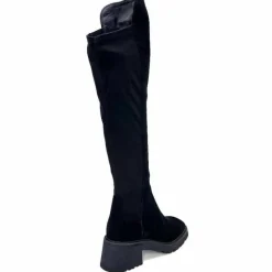 Elégant|Bottes<Donna Carolina Bottes Genouillères 50.299.076.001 Daim Noir