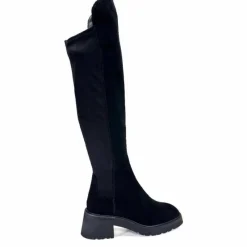 Elégant|Bottes<Donna Carolina Bottes Genouillères 50.299.076.001 Daim Noir