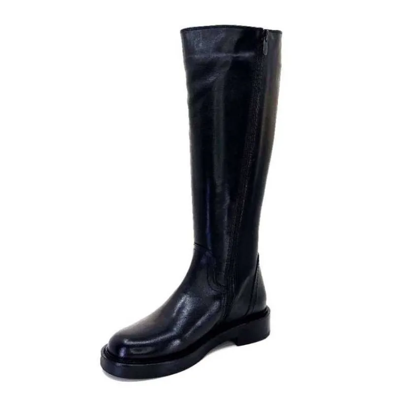 Rock|Bottes<398-ivoire Bottes Ivoire 5276 Alexis Cuir Noir